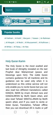 Quran kareem android App screenshot 10